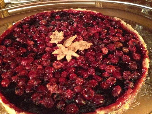 cranberry tart